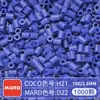 Paquete de Recarga de Cuentas Mard Mismo Color 2.6mm 265 Colores Set Completo Cuentas Fusion Juguete DIY Paquete de Materiales Cuentas