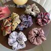 Accesorios de Brocado Tradicional de la Dinastía Song China, Nuevas Gomas para el Cabello Estilo Chino Nuevo, Scrunchies Grandes, Gomas para Moños, Accesorios para el Cabello de Cola de Caballo, Bandas Elásticas, Cuerdas para el Cabello Estilo Chino Tradicional, Adornos para el Cabello