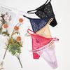 Calcinha Fio Dental de Renda Europeia e Americana Calcinha T de Malha Transparente de Um Fio Sexy Lingerie Sexy Exportação Fábrica Fonte Modelo Quente
