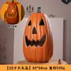 Decoração de Halloween Lanterna de Abóbora Cabelo de Abóbora ao Ar Livre Enfeites Luminosos Adereços de Fantasia para Crianças Jardim de Infância Layout de Cena