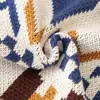 Esterilla de Picnic para Exteriores, Manta Bohemia, Tela de Picnic, Alfombra Retro para Acampar, Manta para Sofá de Estilo Étnico Lavable a Máquina