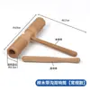 Instrumento de Percusión de Doble Tubo, Instrumento de Percusión Orff de Doble Tubo Simple, Instrumento de Tambor de Madera de Pez, Tambor de Madera de Dos Vías, Tambor de Calabaza, Tambor de Sonido de Rana