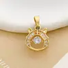 Colgante Micro-incrustado Circonita Accesorios Cisne Oso Joyería de Cobre Simple Elegante Gama Alta Accesorios de Joyería DIY