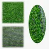 Cerca de Construção Gramado Artificial Simulação Gramado Verdejante Proteção Ambiental Parede de Grama Artificial Cerca de Gramado Plástico para Exterior Construção