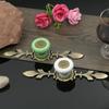 Manija de armario moderna simple cerámica aleación de zinc blanco gabinete pastoral europeo chino manija de un solo agujero venta directa de fábrica