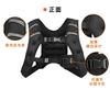 Chaleco de Carga para Entrenamiento de Fitness, Chaleco de Running, Bolsa de Arena para Hombros de Fuerza Deportiva, Mini Mancuerna Desmontable para Desarrollo Muscular