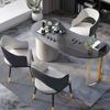 Mesa de Té Kung Fu de Lujo Ligero Italiano de Alta Gama Hervidor de Agua Automático Integrado Juego Completo Mesa de Té Escritorio de Diseño Celebridad de Internet Madera Maciza