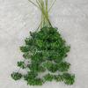Guanyinlian de siete cabezas Pasto Pico de Bambú Flores de Simulación para Boda Plantación Verde Hoja de Color a Mano Taro Sagitaria Murraya Material de Flor Mori