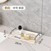 Leve luxuoso banheiro rack de armazenamento banheiro banheiro lavagem das mãos mesa de lavar cosméticos caixa de armazenamento de mesa de cabeceira de toucador