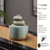 Adorno de Flujo de Agua de Piedra Apilada, Decoración de Escritorio Estilo Zen Chino, Decoración para Oficina y Sala de Estar, Agua Circulante que Atrae la Riqueza, Regalo de Inauguración