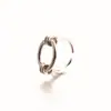 Anillo de Plata de Ley 925 Chapado en Oro de 18 Quilates Japón y Corea del Sur Vive con Artículos Más Vendidos Anillo Individual de Moda para Hombres y Mujeres Industria Pesada Ajustable