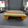 Veículo de Transporte Elétrico de Plataforma Plana Controlado Remotamente para Fundições de Ferro e Aço, com Bateria Isolante Térmica e Resistente a Altas Temperaturas em Trilha