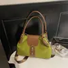 Bolsa Tote de Camurça Grande Capacidade Outono e Inverno, Bolsa de Ombro Exquisita, Novo Estilo Coreano, Bolsa Transversal Casual da Moda Diária