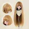 Pelucas para muñecas BJD/SD, juegos de pelucas para muñecas a escala 1/3, 1/4, 1/6, cabello largo liso para disfraces de muñecas con temática oceánica