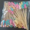 Brochetas de Bambú Decorativas de Animales y Plantas 100 Piezas/Paquete Lindas Brochetas de Bambú de Frutas de Dibujos Animados Brochetas para Hamburguesas Brochetas para Cócteles Pequeñas Amazon
