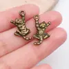 Mistura de 20 Pingentes Bronze Retrô Gatinho Fofo Animal Artificial Pingentes de Liga Garra de Gato Acessórios para Joias DIY