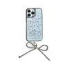 Yuedongyin Capa para Celular Galvanizada Adequada para Iphone16Promax Capa Protetora com Cola Apple 15 14 Laço