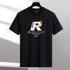 Camiseta Modal de Manga Corta para Hombre 2023 Nueva Casual Seda de Hielo Estudiantes Manga Corta Holgada Lycra Algodón Top Camiseta Base