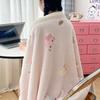 Serie Fresca de Invierno Estilo Ins Manta de Terciopelo de Leche Cachemira Manta con Cremallera Multifuncional Funda de Colcha Ropa de Cama para el Hogar