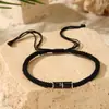 Pulseras de Nudo de Bambú para Parejas Más Vendidas Transfronterizas para Hombres y Mujeres, Pulseras Ajustables Tejidas de Resina de Alta Gama, Regalos de Lujo de Nicho