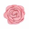 Gran oferta de comercio exterior, flor de camelia de tela con borde quemado y horneado de 6 cm, horquilla para el pelo para niños, accesorios de joyería con flores
