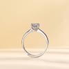Anillo de Moissanita Color D Genuino Diseño de Nicho para Mujer Sentido Avanzado Simple Elegante Regalo de San Valentín para Novia