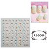 Zhengxiang Transfronteiriço 2023 Adesivos para Nail Art Embossados 5D Desenho Animado Cyber Vermelho Amor DIY Adesivos de Unha Infantis Personalizados Atacado