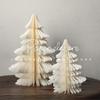 Comercio Exterior Transfronterizo Árbol de Navidad Adornos Pequeños Huan Chuang Arte en Papel Hecho a Mano Arreglo Festivo Artesanías para Recepción de Hotel