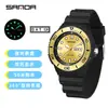 Sanda Más Vendido Reloj de Cuarzo Específico para Exámenes de Estudiantes Resistente al Agua Luminoso Estilo Fresco Macarrón Reloj Unisex para Pareja