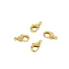 Fecho Preservador de Cor Banhado a Ouro 14K para Pulseira e Colar de Pérolas Artesanais DIY, Fecho Lagosta, Fecho de Conexão, Materiais de Acessórios