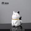 Enfeites de Gato Fofos Resina Criativa Presente de Aniversário Feminino Mesa de Trabalho Escritório Casa Mesa de Trabalho Desenho Animado Artesanato Decorativo