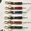 Lanyard para Llavero de Cuero Transfronterizo Llavero Grabable Colgante para Bolso Llavero de Cuero de Nicho para Hombres y Mujeres