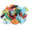 Mini simulación resina Cola Fanta Sprite colgante DIY pendientes collar llavero Accesorios Mayoreo