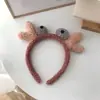 Diadema de Pingüino de Peluche Lindo para Otoño e Invierno, Cabeza de Pez, Celebridad de Internet Femenina, Cara de Dibujos Animados, Para Lavado de Cara, Maquillaje, Presionar el Cabello, Diadema Nueva, Pasador de Pelo, Diadema