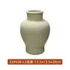 Estilo retro pastoral simple jarrón de cerámica gres texturizado adornos para arreglos florales hogar sala de estar alto valor de color manualidades