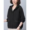 [Buke] Chaqueta con capucha corta de ocio italiana para Otoño 24 en Hangzhou