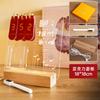 Relógio Luminoso de Contagem Regressiva de Acrílico Personalizado para Mesa-Luz de Noturna-Relógio de Ponto-Calendário Criativo-Caderno Apagável-Quadro de Mensagens-Calendário de Mesa