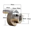Manivela de Máquina Herramienta, Tornillo de Pulgar Redondo Mecánico, Perilla de Volante Moleteado, Varilla de Tornillo de Mesa Deslizante, Manivela Giratoria de Aluminio con Agujero Redondo