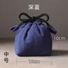 Erya Fabricante Venta al por Mayor Bolsa de Almacenamiento para Set de Té de Viaje, Tetera, Taza de Té, Bolsa de Tela de Algodón Lisa con Cordón, Estilo Chino Nuevo Portátil