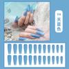 Uñas Postizas Mate de Color Sólido Europeas y Americanas Arte de Uñas Escarchadas Brillantes Armadura para Usar Súper Largas Ataúd Ballet Armadura Uña Postiza