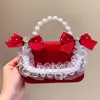Bolsa Roja de Año Nuevo para Niños, Lindo Bolso de Mano para Niña, Saludos de Año Nuevo, Cartera de Suerte Festiva para Regalo, Bolso Cruzado