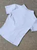 Camiseta de Yoga con Cuello Alto con Cremallera para Correr Pilates de Pie para Mujer Verano 2026 Nueva Camiseta Ajustada de Manga Corta para Fitness