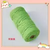 Cuerda de algodón trenzado 3mm 4mm de colores tapiz hecho a mano degradado color sólido cuerda de algodón material para colgante de coche cuerda para tejer diy hilo de algodón