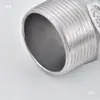 Acero Inoxidable 304/316 Hexagonal Doble Rosca Macho Conexión Interna Directa Paso Recto Rosca Externa Tubería de Agua Conector Corto 4