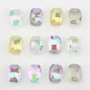 Pingente de Cristal Banhado a Ouro Pedra de Elfo Colorida Fantasia Contas Acessórios para Joias DIY Contas de Vidro com Furo Único Pulseira Material para Pulseira