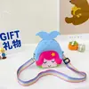 Nueva Bolsa de Silicona Ecológica para Auriculares, Linda Bolsa Cruzada de Sirena, Bolso de Hombro Arcoíris, Bolsa de Silicona de Dibujos Animados