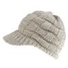 Gorra de Punto para Otoño e Invierno Amazon Gorra de Béisbol Tejida Estilo Europeo y Americano Cuadros para Cola de Caballo Gorra para Cola de Caballo de Mujer No Estándar de Coche