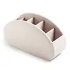 Caixa de Armazenamento de Couro para Controle Remoto de Mesa, Armazenamento de Cosméticos, Organizador de Mesa de Escritório, Caixa de PU, Atacado Transfronteiriço em Estoque