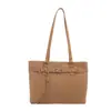 Bolsa Tote Retrô Texturizada Atacado Bolsa Feminina 2026 Outono Nova Cor Sólida Simples Bolsa de Ombro para o Trabalho Bolsa de Axila