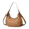 Bolso de Hombro Único Estilo Coreano Bolso de Axila Color Sólido Bolso de Media Luna 2026 Verano Nuevo Bolso de Mujer de Moda Personalidad Estética Bolso de Mano